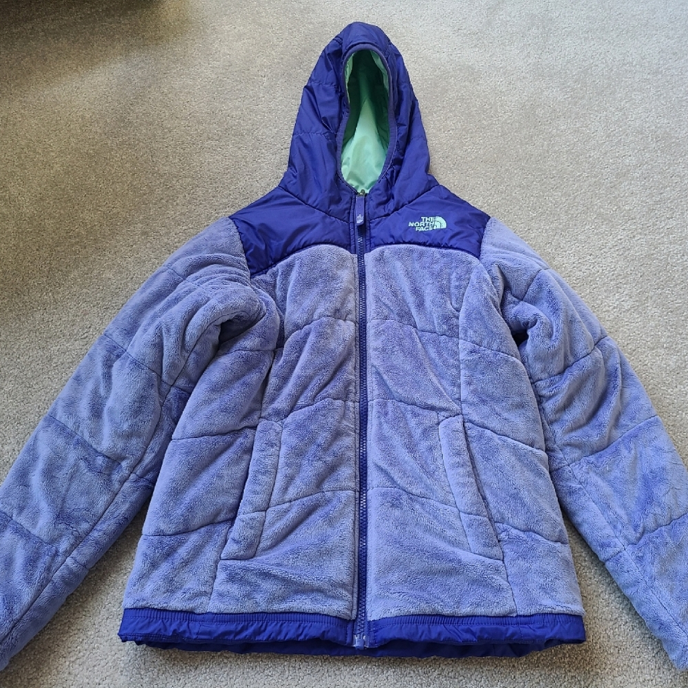 Girls The North Face reversible jacket size 10/12